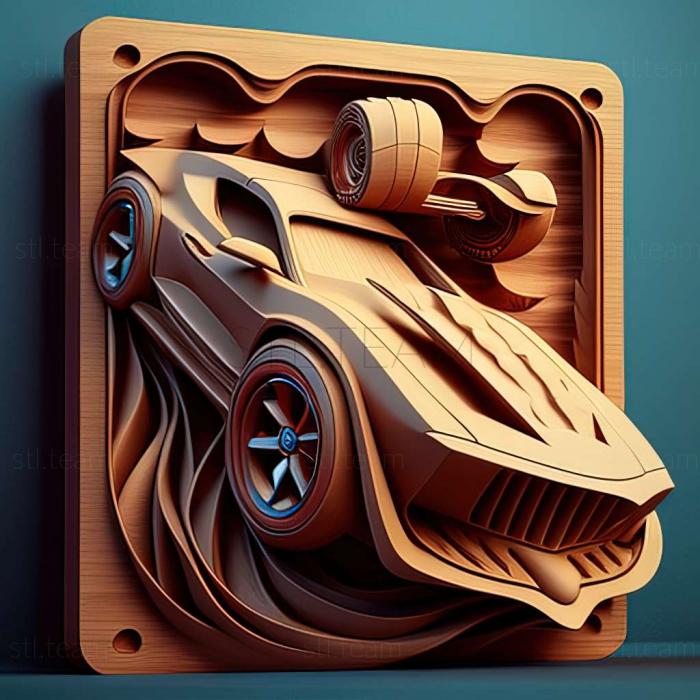 3D model Dream Car Racing 3D game (STL)